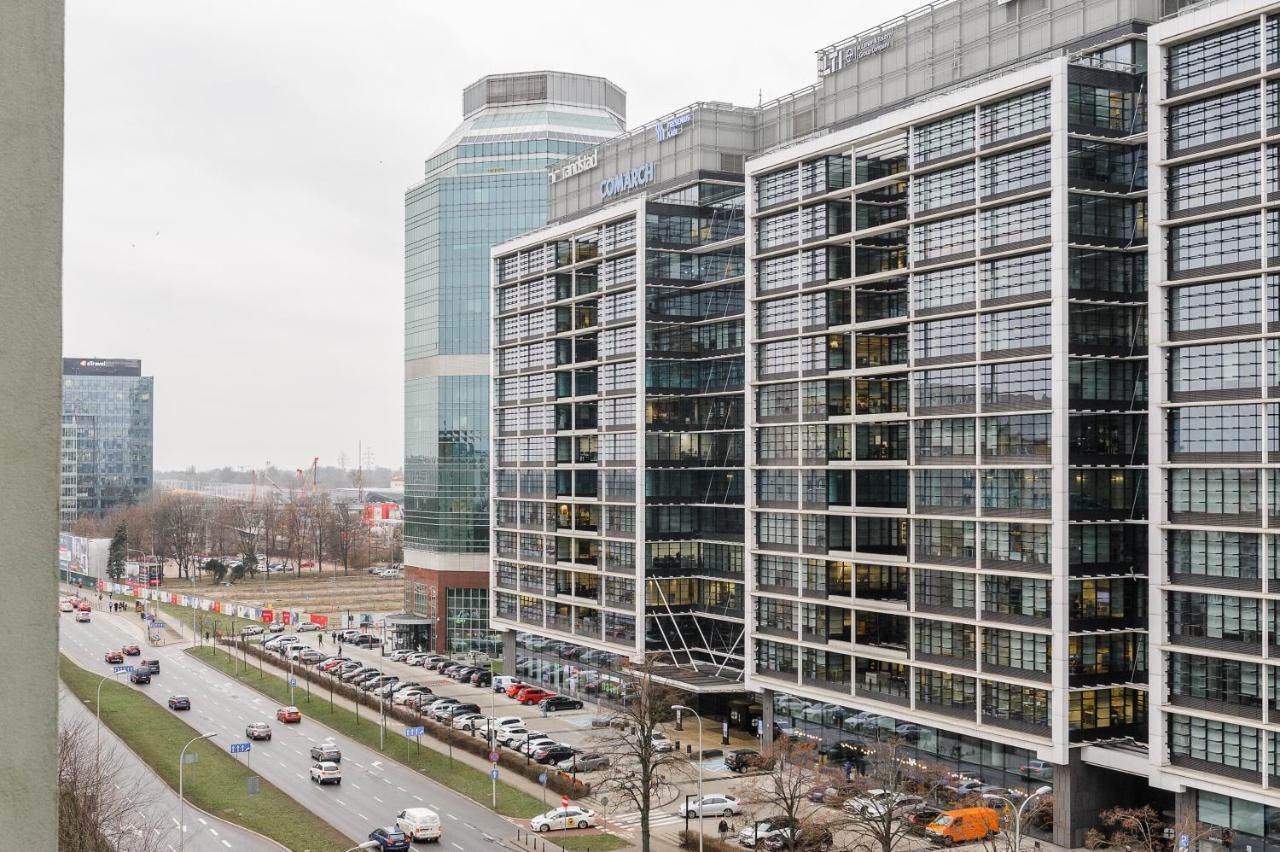 Family Apartment With A Terrace On Aleje Jerozolimskie Warszawa Exteriör bild